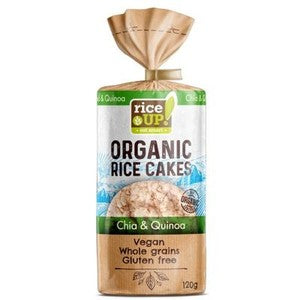 Rice Up Organic Brown Rice Cakes Chia & Quinoa