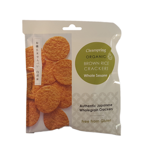 Clearspring Organic Whole Sesame Brown Rice Crackers
