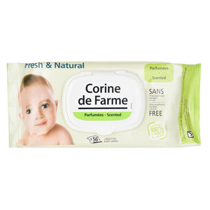Corine De Farme Fresh & Natural Baby Wipes With Lid