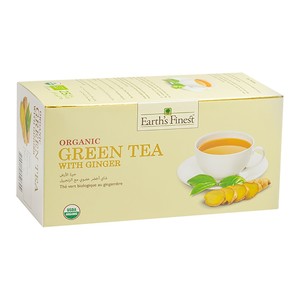 Earth's Finest Organic Green Tea With Ginger