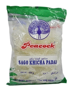 Peacock Sago Khicha Papad