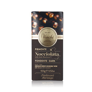 Venchi Dark Chocolate Hazelnut Bar Chocolate