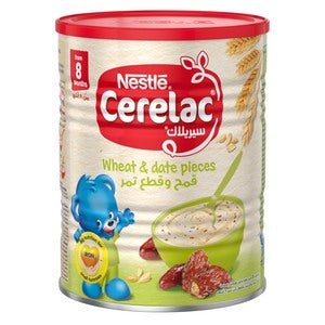 Cerelac From 8 Months Wheat And Date With Milk Infant Cereal Tin