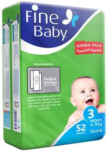 Fine Baby Jumbo Pack Medium 3 4 9 Kg