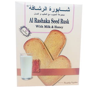 Al Rashaka Seed Rusk With Milk & Honey