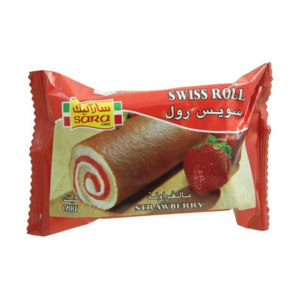 Sara Cake Mini Swiss Roll Strawberry