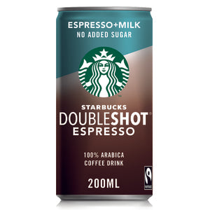 Starbucks Doubleshot No Added Sugar Coffee Drink Can