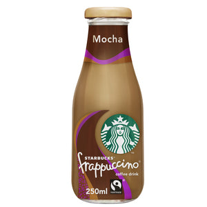 Starbucks Frappuccino Mocha Chocolate Flavour Lowfat Coffee Drink Bottle