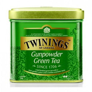 Twinings Goldline Green Gun Powder Tin