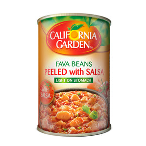 California Garden Peeled Fava Beans With Salsa