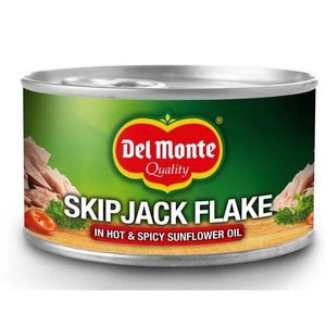 Delmonte Skip Jack Flake Tuna In Hot Sunflower Oil