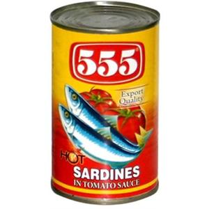 555 Sardines Tom Sauce Hot