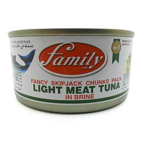 Family Fancy Skipjack Chunks Light Meat Tuna In Brine