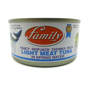 Family Fancy Skipjack Chunks Light Meat Tuna In Water