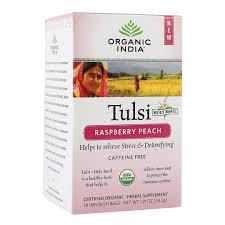 Organic India Tulsi Raspberry Peach