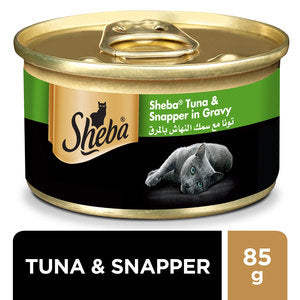 Sheba Tuna White Meat & Snapper Wet Cat Food Can