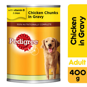 Pedigree Chicken Chunks In Gravy Wet Dog Food Can