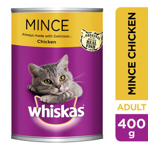Whiskas Mince Chicken Wet Cat Food Can