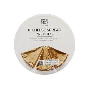 8 Cheese Spread Wedges