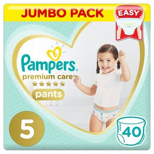 Pampers Pants Diapers Size 5 Junior 12-18 Kg Jumbo Pack