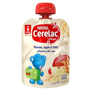 Cerelac Fruits Puree Pouch Banana Apple Oat