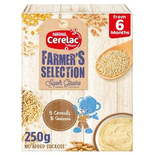 Cerelac Farmers Selection BIB 5 Cereals and Quiona From 6 Months