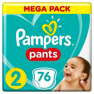 Pampers Pants Diapers Size 2 Mini 4-8 Kg Mega Pack