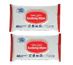 Cool & Cool Sanitizing Wipes