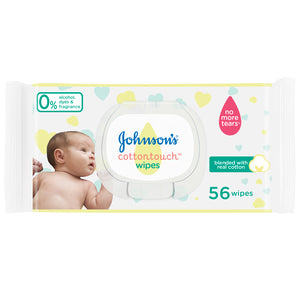 Johnson's Cotton Touch wipes