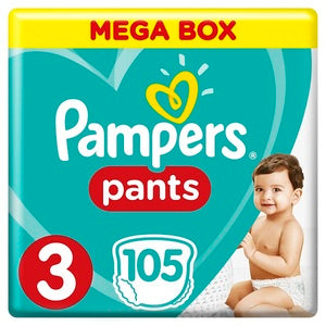 Pampers Pants Diapers Size 3 Midi 6-11 Kg Mega Box