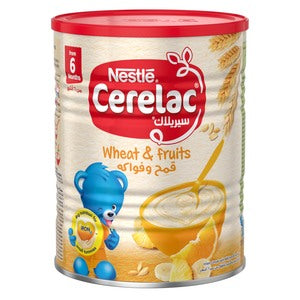 Cerelac From 8 Months Wheat And Fruit With Milk Infant Cereal Tin