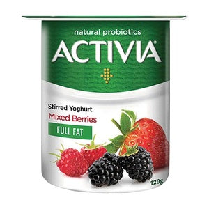 Activia Stirred Yoghurt Full Fat Mixed Berries