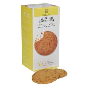 Against The Grain Organic Ginger Crunch Cookies Gluten Free Dairy Free