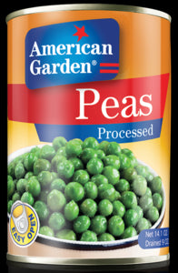 American Garden Green Peas Processed