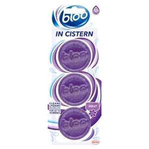 Bloo Acticlean Purple in Cistern Block