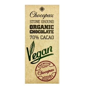 Chocopaz Stone Ground Organic Chocolate 70% Cacao Vegan