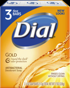 Dial Bar Soap Gold