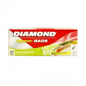 Diamond Sandwich Bag Zipper