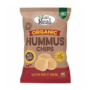 Eat Real Organic Hummus Chips Sea Salt Vegan Gluten Free