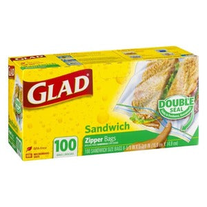 Glad Zipper Sandwich Bag