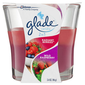 Glade Candle 2 In 1 Red Berries & Wild Raspberries