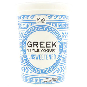 Greek Style Unsweetened Yogurt