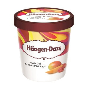 Haagen Dazs Mango Raspberry