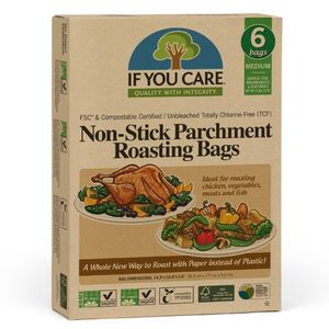 If You Care Medium Non Stick Parchment Roasting Bags For Chicken Fish Roasts & Vegetables