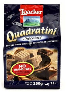 Loacker Wafer Quadratini Chocolate