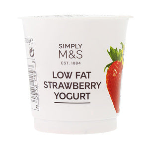 Low Fat Strawberry Yogurt