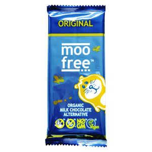 Moo Free Organic Milk Chocolate Alternative Vegan Soya Free & Gm Free
