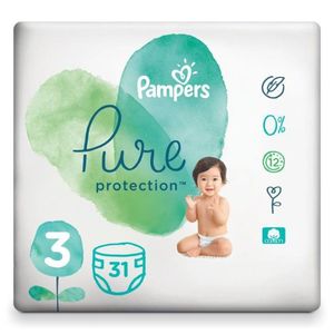 Pampers Pure Protection Baby Diapers Size 3 (6-10Kg)