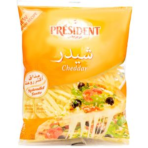 President Shredded Cheddar Cheese