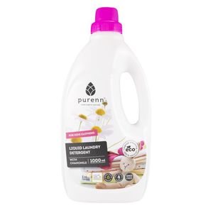 Purenn Organic Liquid Laundry Detergent With Chamomile For Kids Clothing Vegan Gmo Free Paraben Free Petrochemical Free